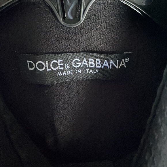 COPY - Dolce & Gabbana black cotton dress shirt, size 17/43 - Picture 2 of 8